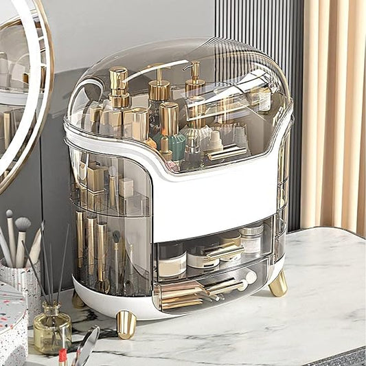 Organizador de Maquillaje Grande con Cajones y Estante