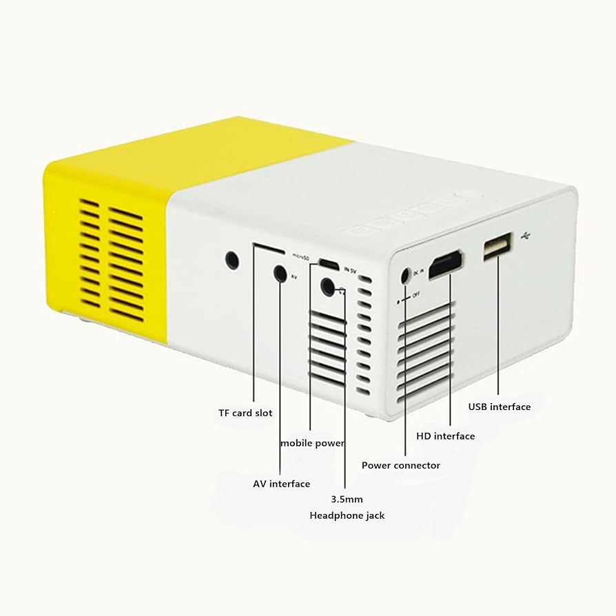 Mini Proyector Portátil M20 – Proyector de Video 1080P con HDMI, USB y AV | Compacto y Recargable