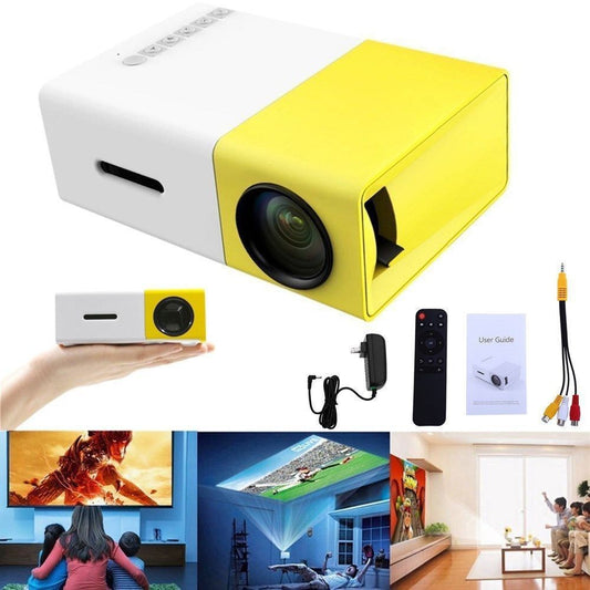 Mini Proyector Portátil M20 – Proyector de Video 1080P con HDMI, USB y AV | Compacto y Recargable